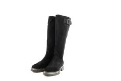 Laarzen^DL-Sport DL Sport Laars Gesp Velour Nero