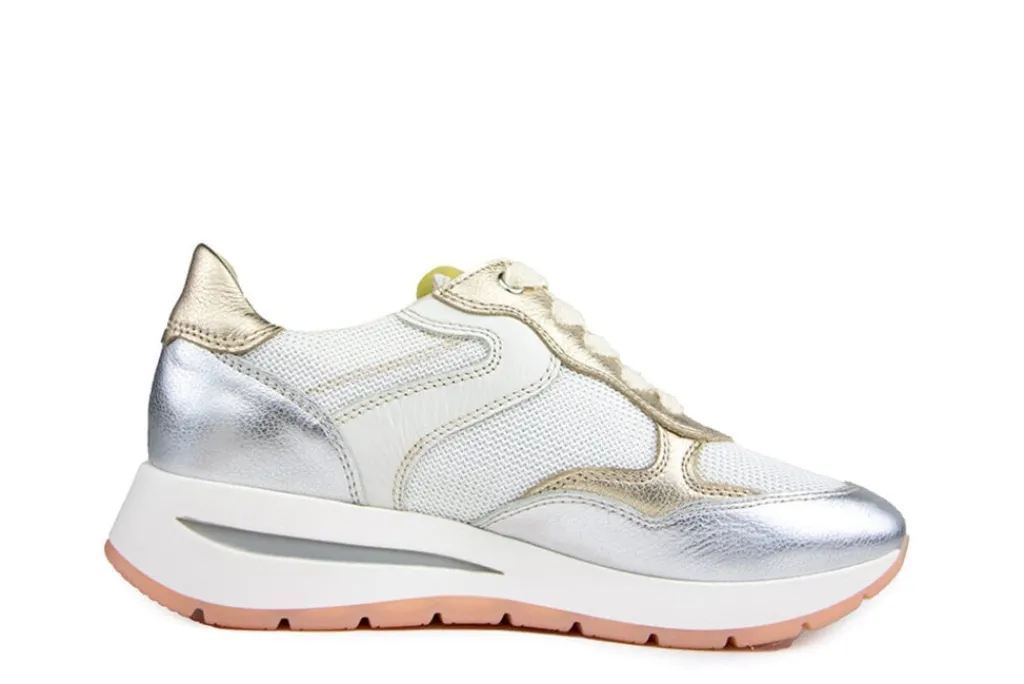 Sneakers^DL-Sport DL Sport Sneaker Doha Argento Chic Bianco