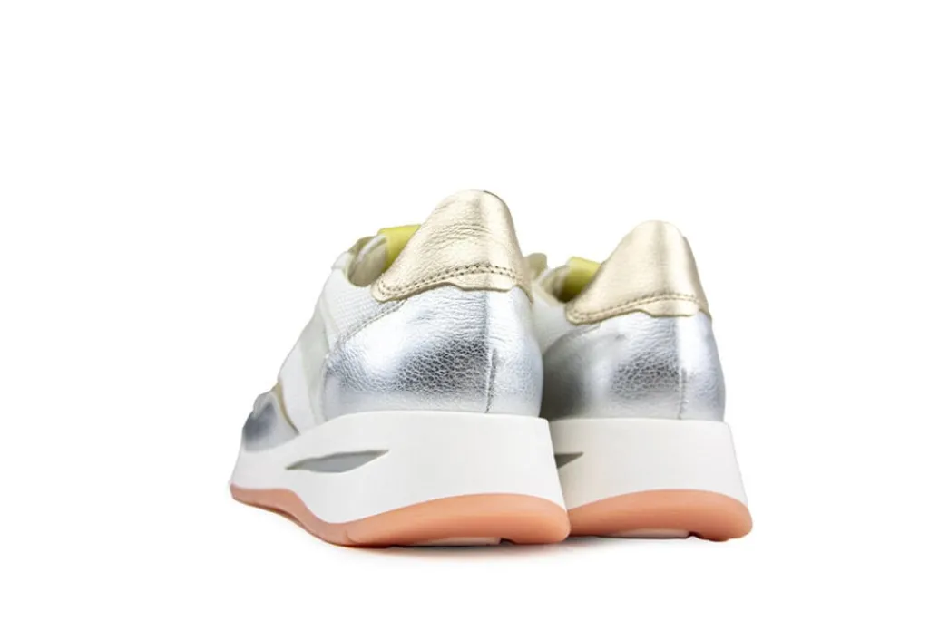 Sneakers^DL-Sport DL Sport Sneaker Doha Argento Chic Bianco