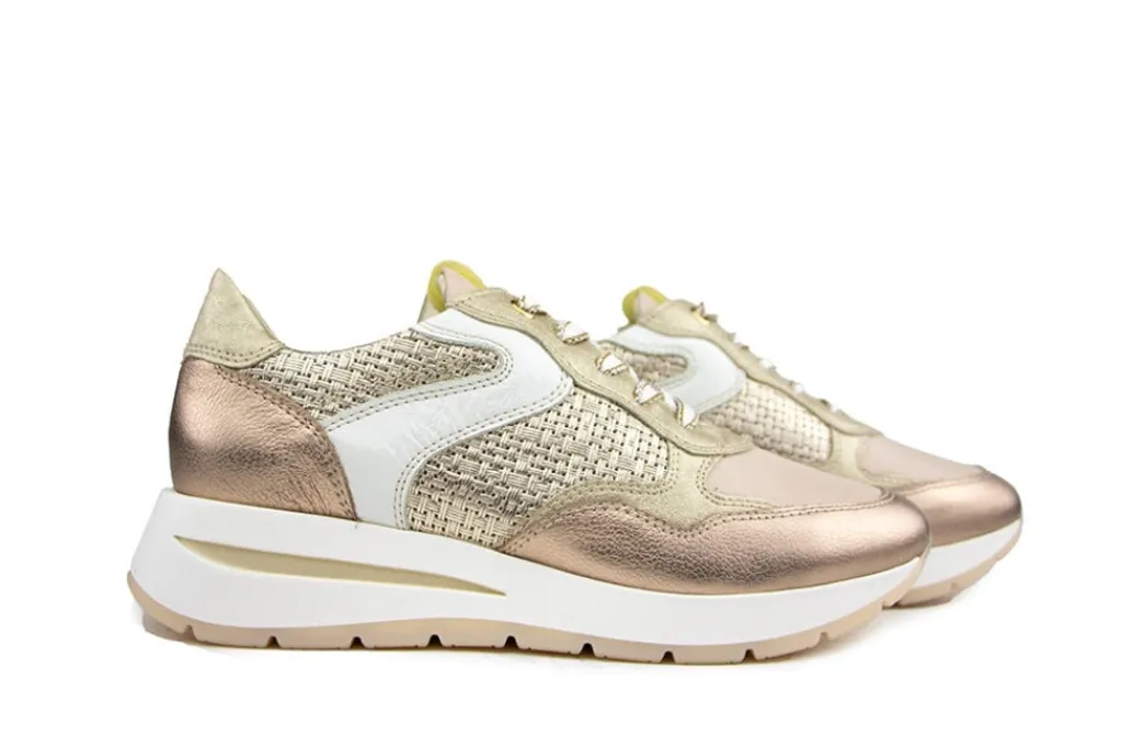 Sneakers^DL-Sport DL Sport Sneaker Doha Bronzo Chic Bianco