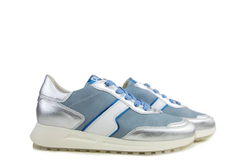 Sneakers^DL-Sport DL Sport Sneaker Marsala Argento Alaska Fog