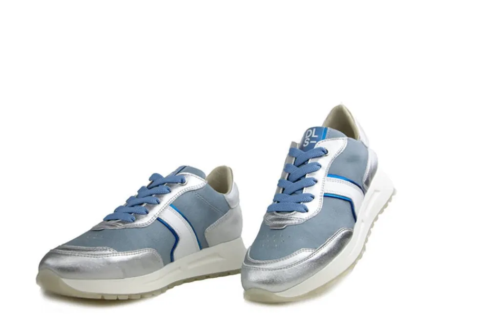 Sneakers^DL-Sport DL Sport Sneaker Marsala Argento Alaska Fog