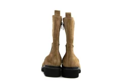 Enkellaarzen | Wijdte H^Durea Chelsea Boots Bruin Suede H-leest