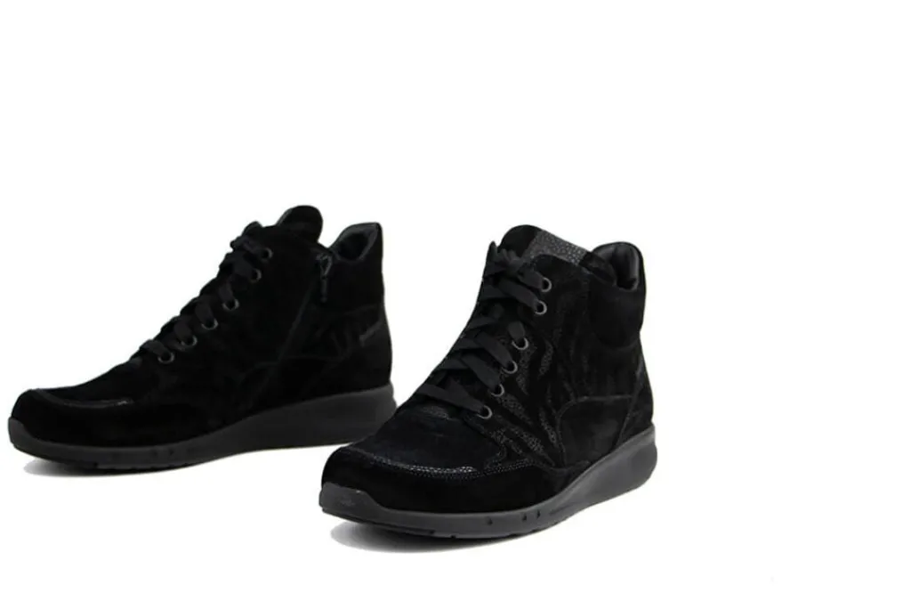 Sneakers | Wijdte K^Durea Hoge Sneaker Zwart K-leest