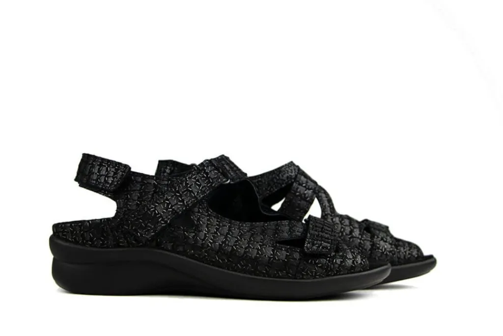 Sandalen En Slippers | Wijdte H^Durea Sandaal Antracite Print H-leest