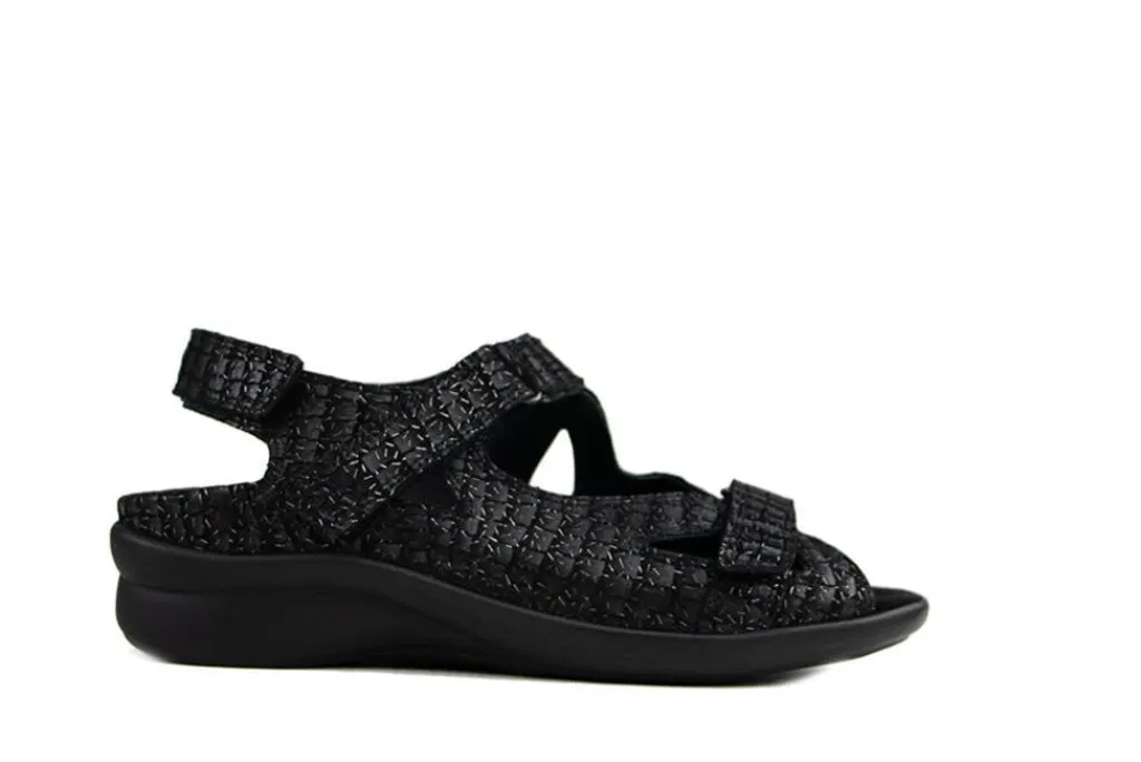 Sandalen En Slippers | Wijdte H^Durea Sandaal Antracite Print H-leest