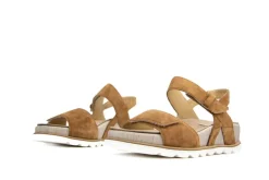 Sandalen En Slippers | Wijdte H^Durea Sandaal Cognac Suede H-leest