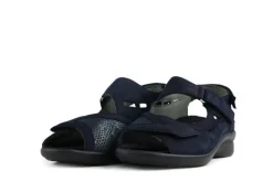 Sandalen En Slippers | Wijdte H^Durea Sandaal Donkerblauw H-leest