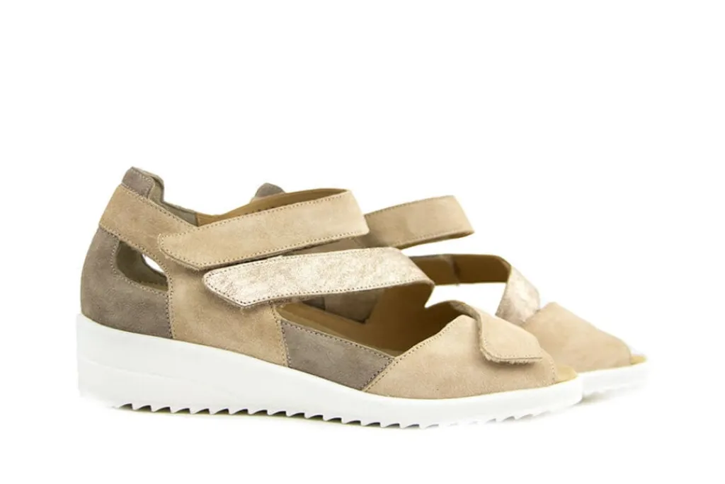 Sandalen En Slippers | Wijdte K^Durea Sandaal Licht Taupe Ardesia
