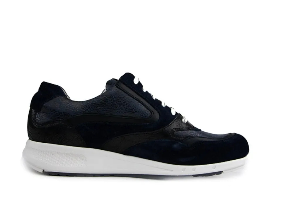 Sneakers | Wijdte K^Durea Sneaker Marine Zwart