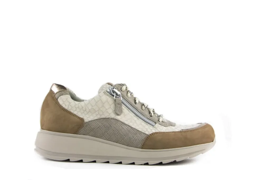 Sneakers | Wijdte K^Durea Sneaker Taupe Panna K-leest