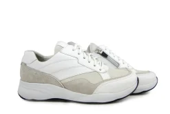Sneakers | Wijdte K^Durea Sneaker Wit Mat Zilver