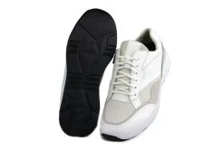 Sneakers | Wijdte K^Durea Sneaker Wit Mat Zilver