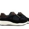Sneakers | Wijdte M^Durea Sneaker Zwart Espresso
