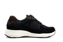 Sneakers | Wijdte M^Durea Sneaker Zwart Espresso