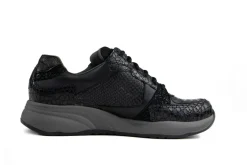 Sneakers | Wijdte K^Durea Sneaker Zwart Kroko K