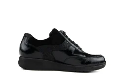 Sneakers | Wijdte K^Durea Sneaker Zwart Lak Suède K