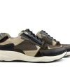 Sneakers | Wijdte K^Durea Sneaker Zwart Seppia Bruin