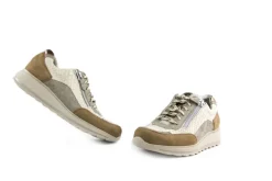 Sneakers | Wijdte H^Durea Sneakers Taupe Panna
