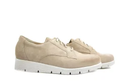 Veterschoenen | Wijdte H^Durea Veter Licht Taupe