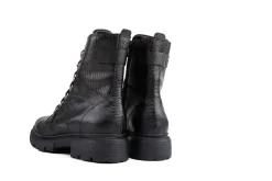 Veterboots En Bikerboots | Wijdte H^Durea Veterboot Cognac Print H