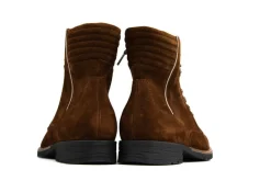 Veterboots En Bikerboots | Wijdte H^Durea Veterboot Cognac Zand H-leest