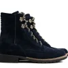 Veterboots En Bikerboots | Wijdte K^Durea Veterboot Marine Zwart K-leest