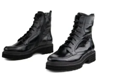Veterboots En Bikerboots | Wijdte K^Durea Veterboot Zwart K