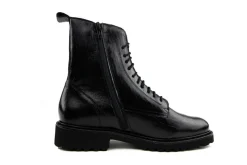 Veterboots En Bikerboots | Wijdte K^Durea Veterboot Zwart Print