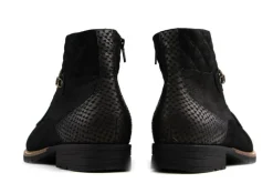 Veterboots En Bikerboots | Wijdte K^Durea Veterboots Zwart Combi K-leest