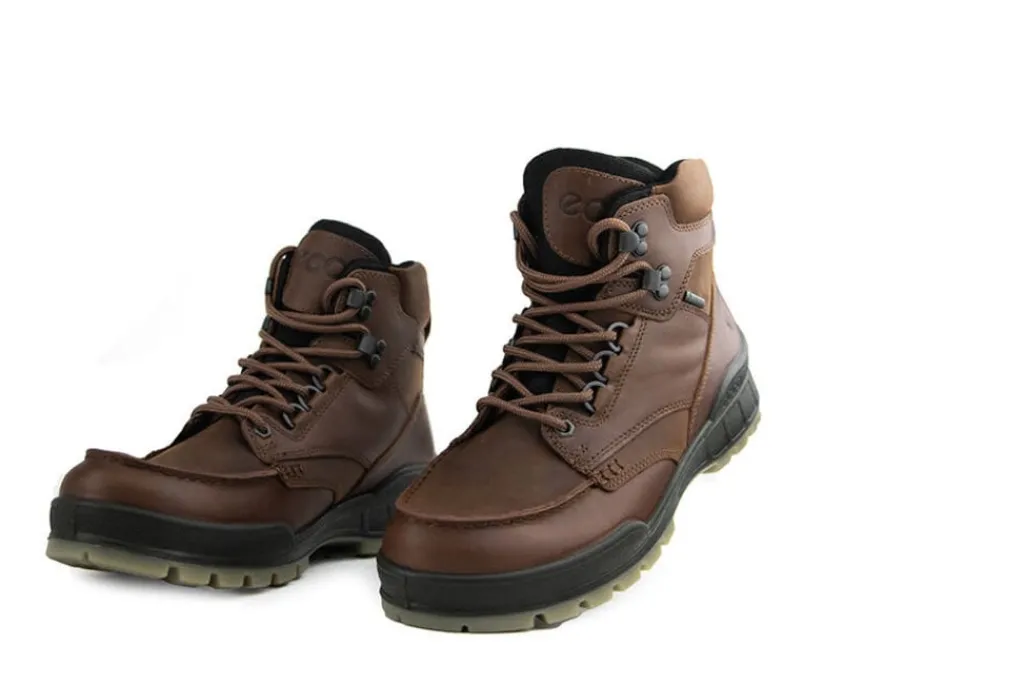Veterschoenen^Ecco Hoge Veter Track 25 Bison