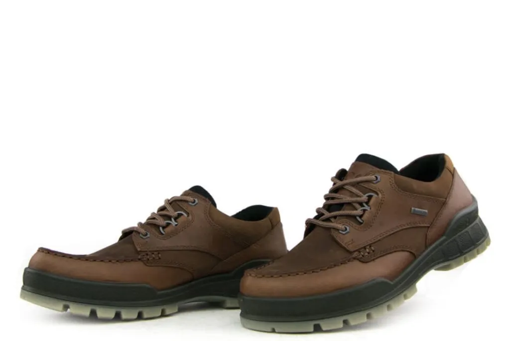 Veterschoenen^Ecco Track 25 Veterschoen Bison Bruin