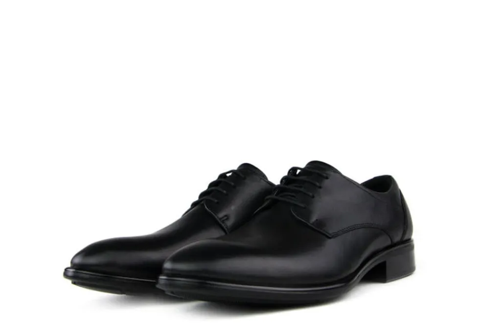 Veterschoenen | Nette Schoenen^Ecco Veter Citytray Black Santiago