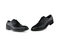 Veterschoenen | Nette Schoenen^Ecco Veter Citytray Black Santiago