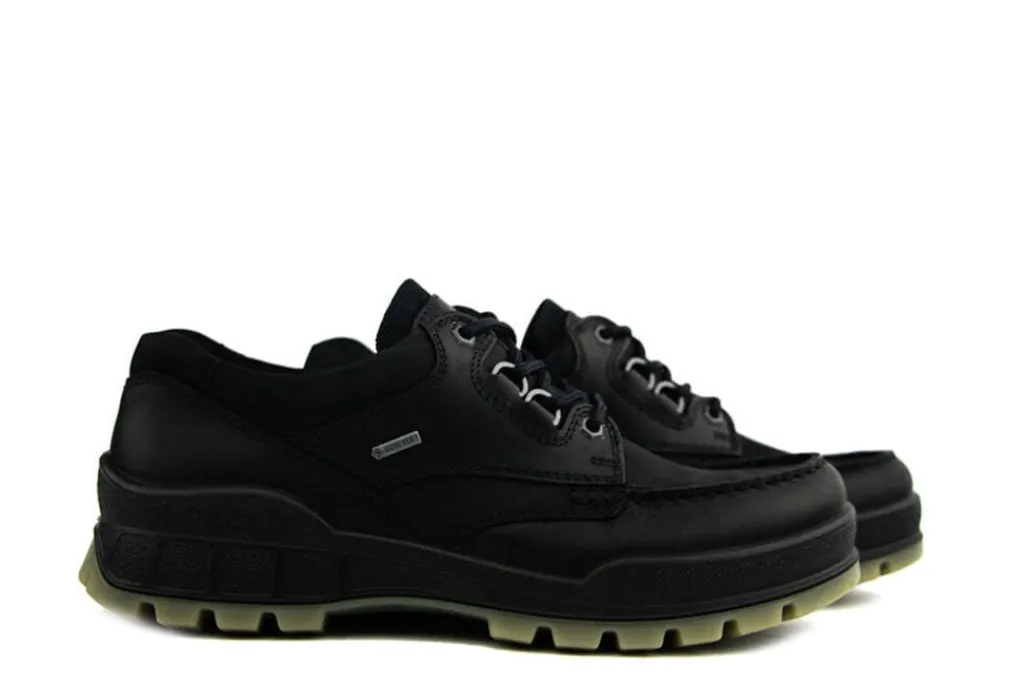 Veterschoenen^Ecco Veterschoenen Zwart Track 25