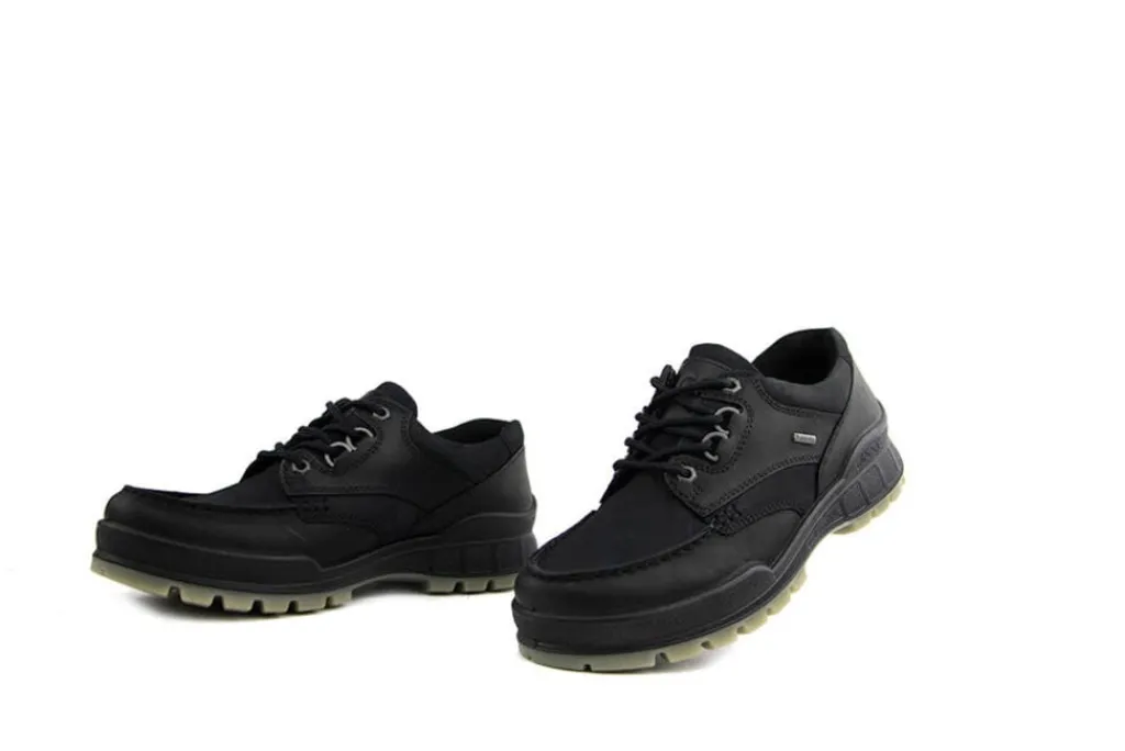 Veterschoenen^Ecco Veterschoenen Zwart Track 25