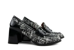 Pumps^Eva Luna Pump Camilla Nero Tweed Vernice