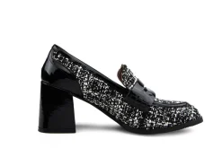Pumps^Eva Luna Pump Camilla Nero Tweed Vernice