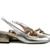 Pumps^Eva Luna Slingback Argento Platino