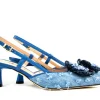 Pumps^Eva Luna Slingback Canyon Denim