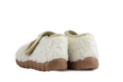 Pantoffels^Fischer Pantoffel Weiss Teddy
