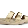 Slippers | Sandalen En Slippers^FitFlop F-Mode Go Adjustable Flatform Platino