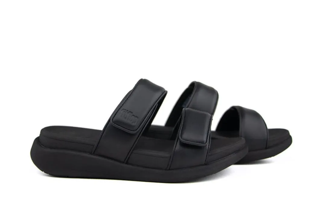 Slippers | Sandalen En Slippers^FitFlop F-Mode Go Adjustable Flatform All Black