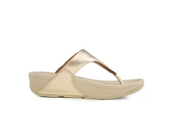 Slippers | Sandalen En Slippers^FitFlop Lulu Leather Toepost Platino