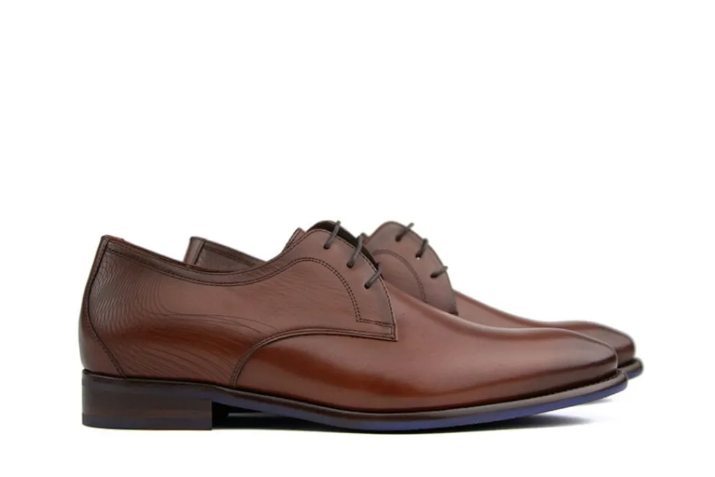 Veterschoenen | Nette Schoenen^Floris van Bommel De Stapper Cognac 43.00