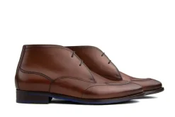 Hoge Veterschoenen | Nette Schoenen^Floris van Bommel De Stapper 42.00 Cognac