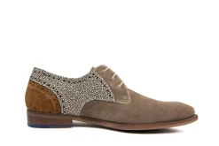 Veterschoenen | Nette Schoenen^Floris van Bommel De Stapper 39.14 Taupe