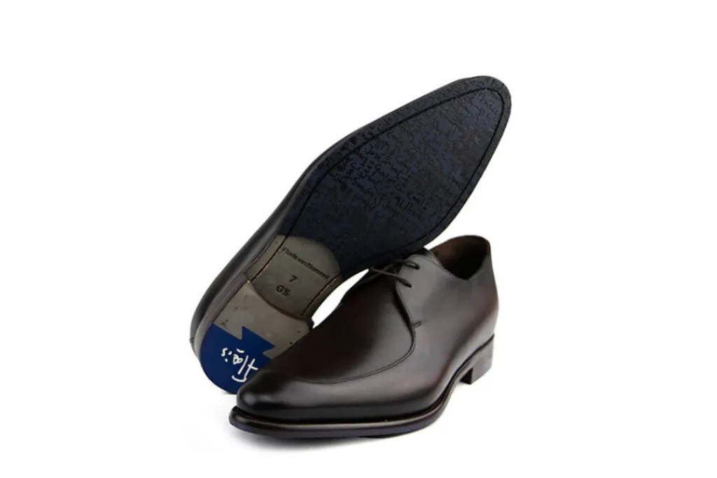 Veterschoenen | Nette Schoenen^Floris van Bommel De Stapper 56.01 D.Brown