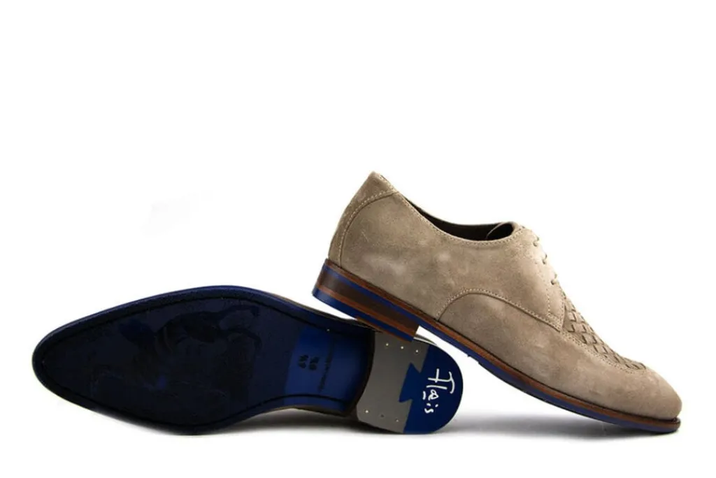 Veterschoenen | Nette Schoenen^Floris van Bommel De Stapper 50.02 L.Brown