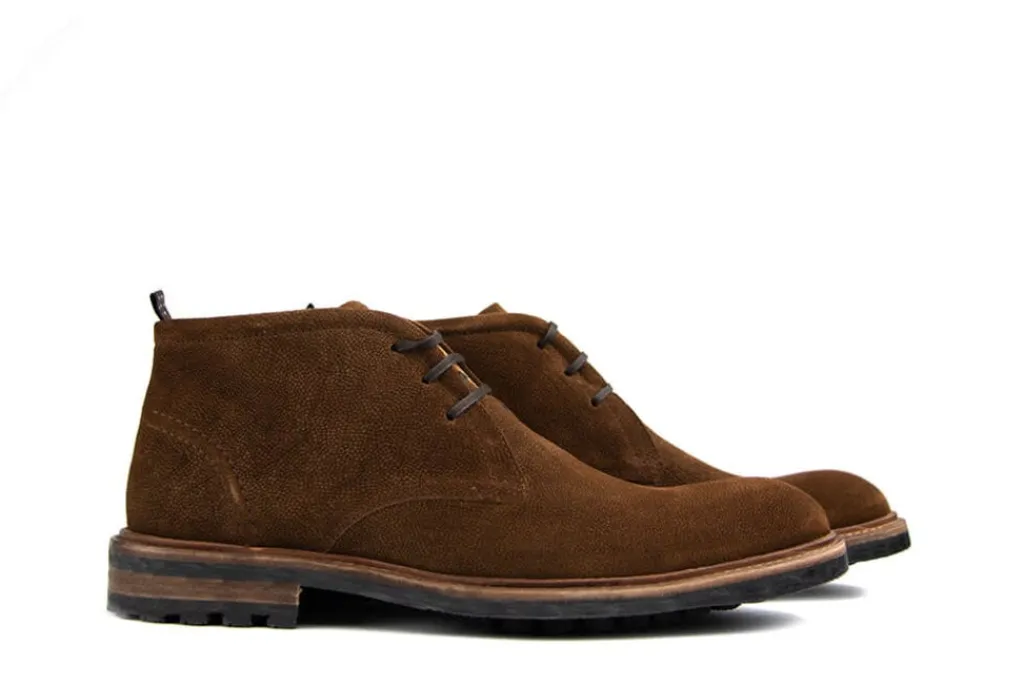 Veterboots En Bikerboot^Floris van Bommel Rocki 01.53 Cognac